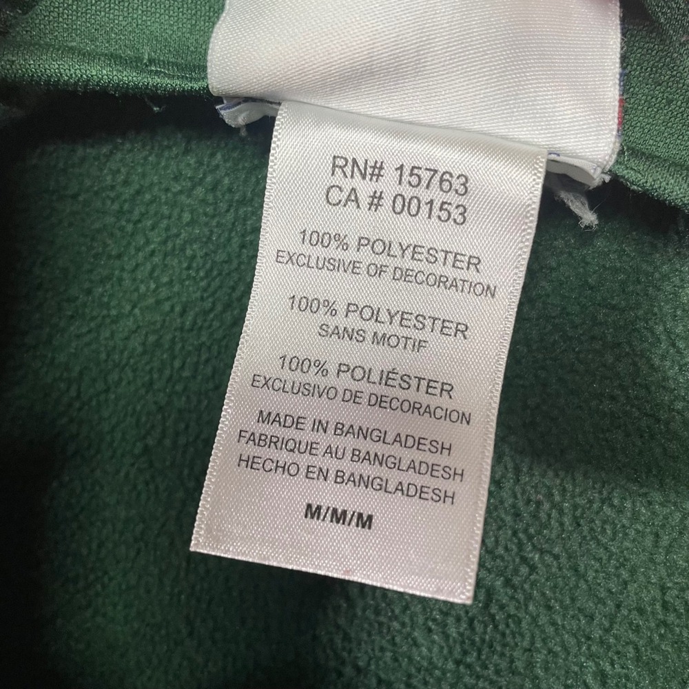 Michigan State Spartans Champion 1/4 Zip Pullover Mens M Green NCAA Sweatshirt - Picture 7 of 9